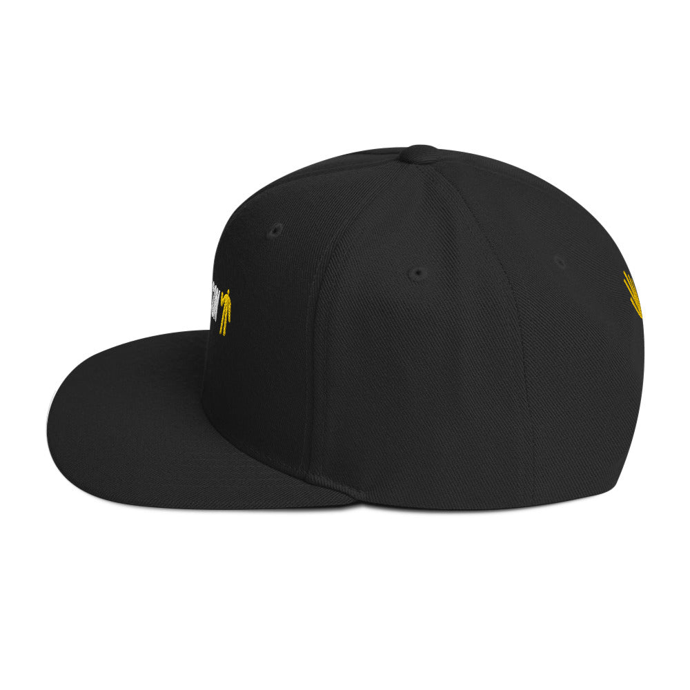 Snapback Hat - Yellow Logo