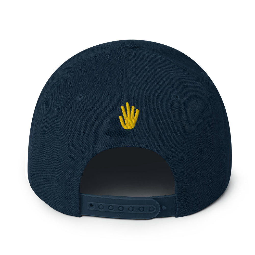 Snapback Hat - Yellow Logo