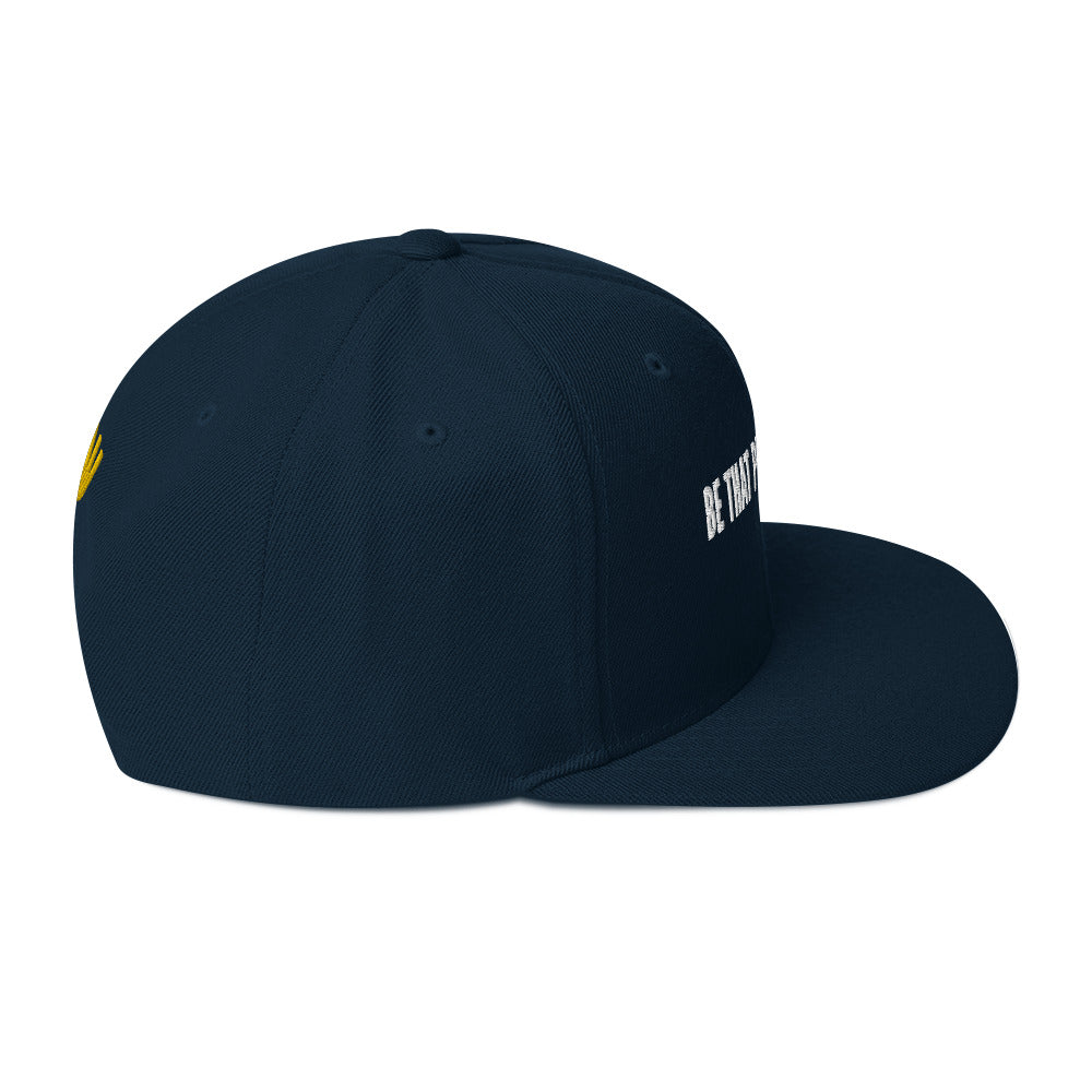 Snapback Hat - Yellow Logo