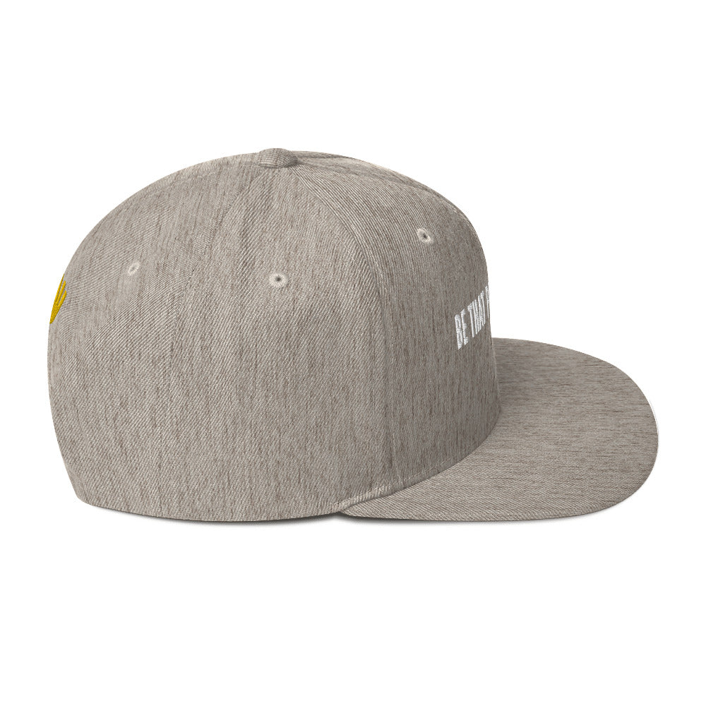 Snapback Hat - Yellow Logo