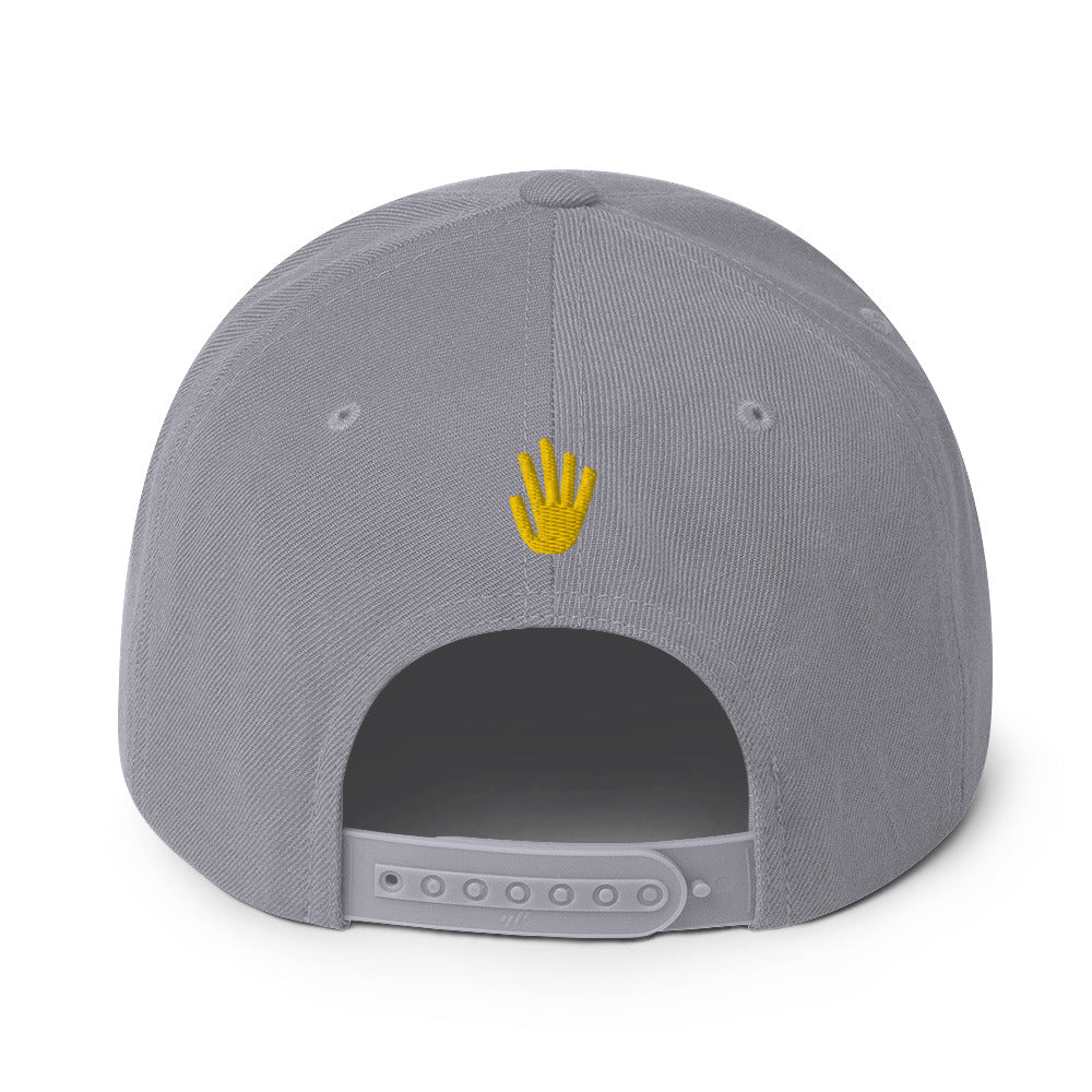 Snapback Hat - Yellow Logo