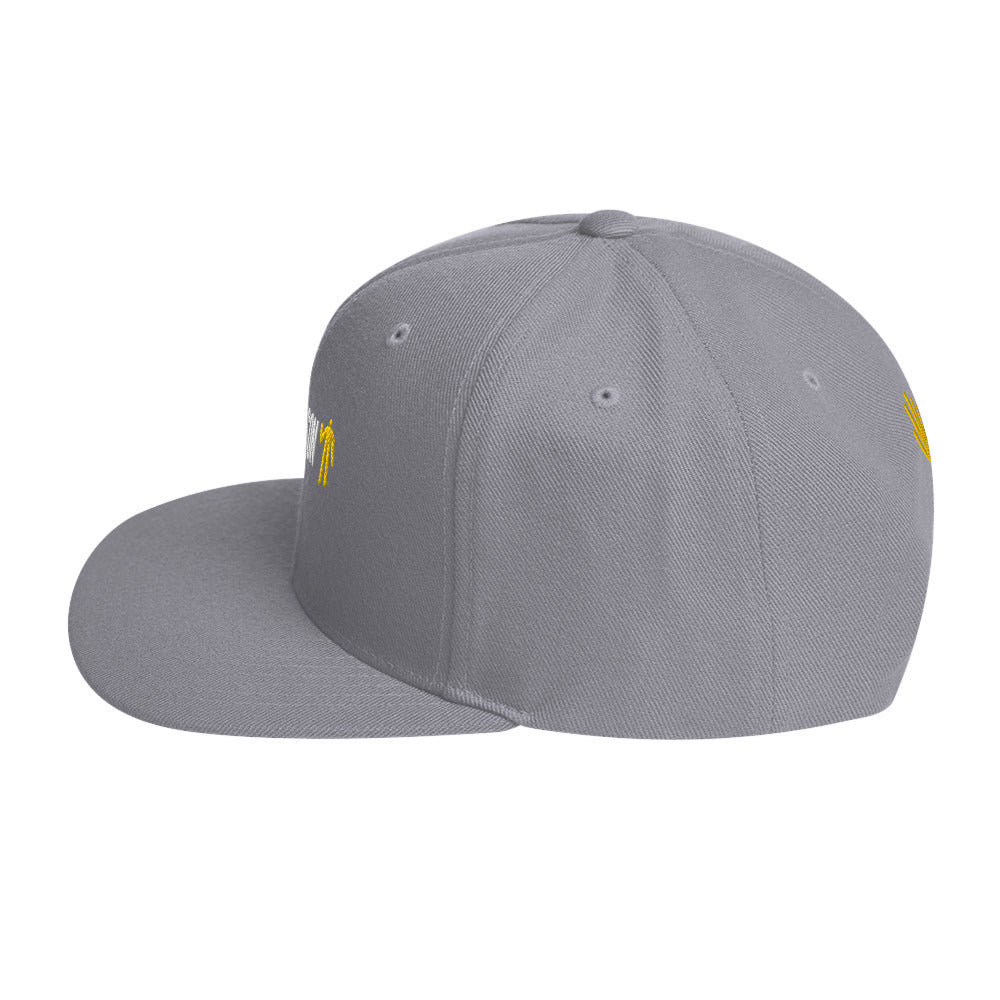 Snapback Hat - Yellow Logo