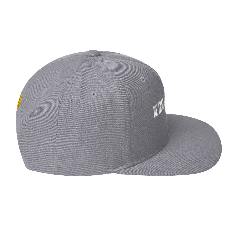 Snapback Hat - Yellow Logo