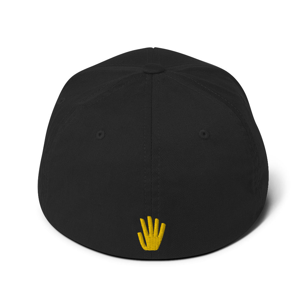 Structured Twill Cap - Yellow Logo