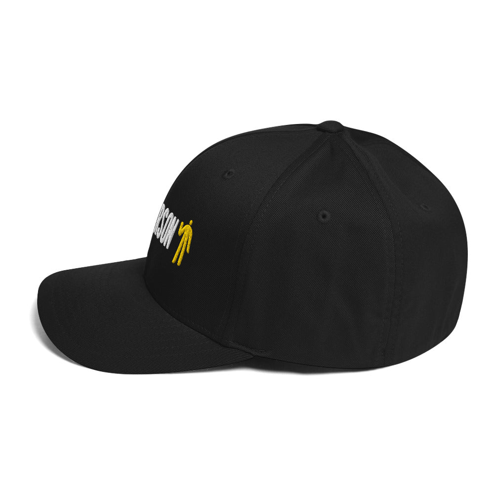 Structured Twill Cap - Yellow Logo