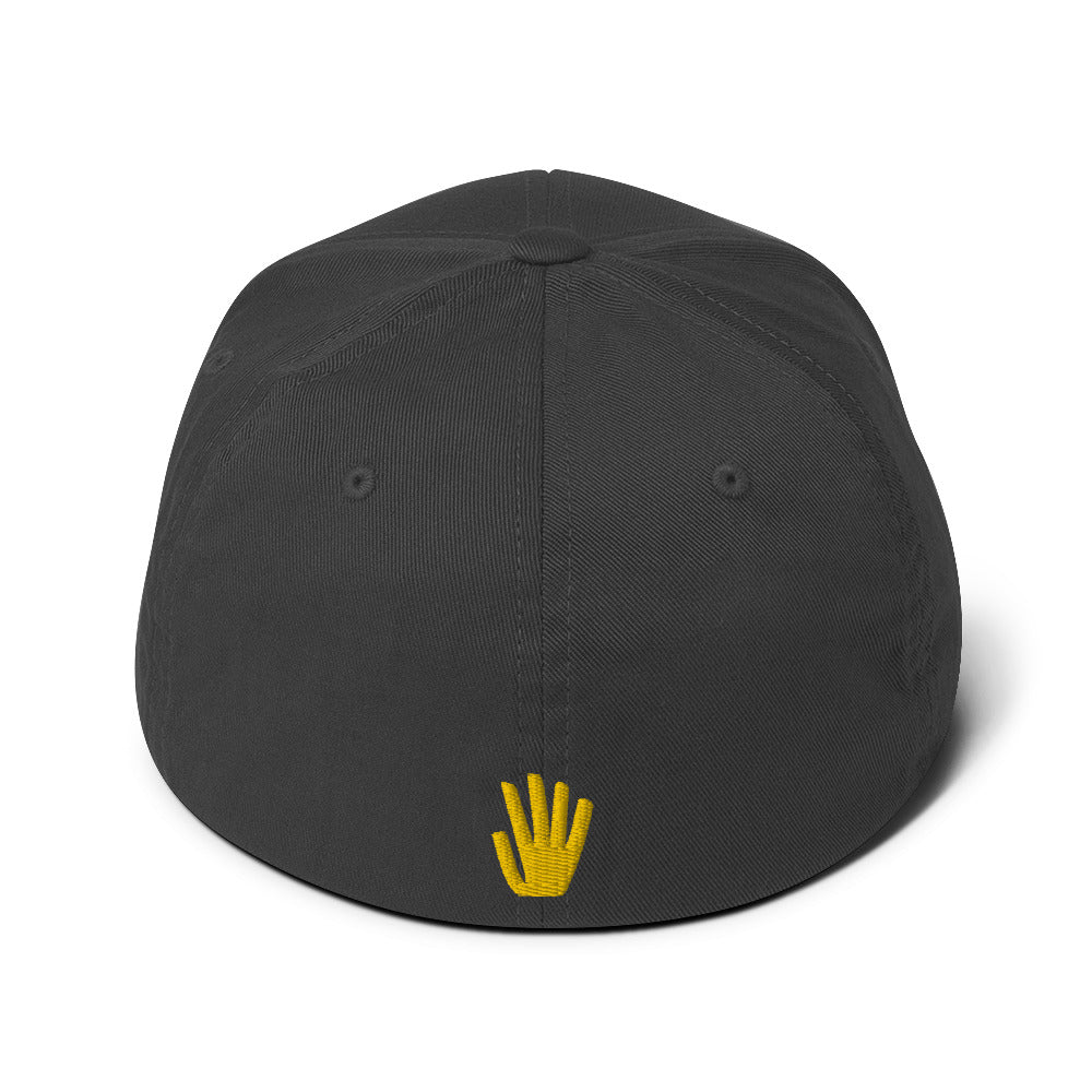 Structured Twill Cap - Yellow Logo