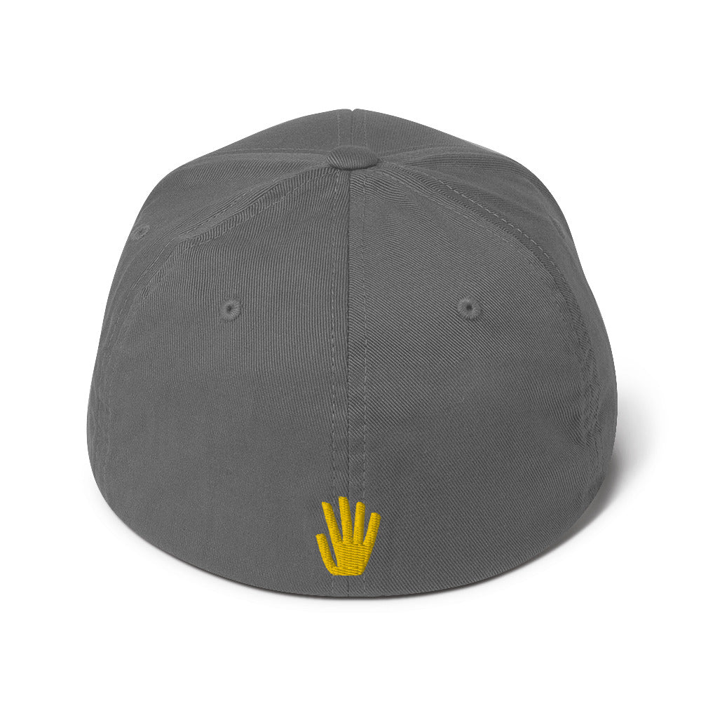 Structured Twill Cap - Yellow Logo