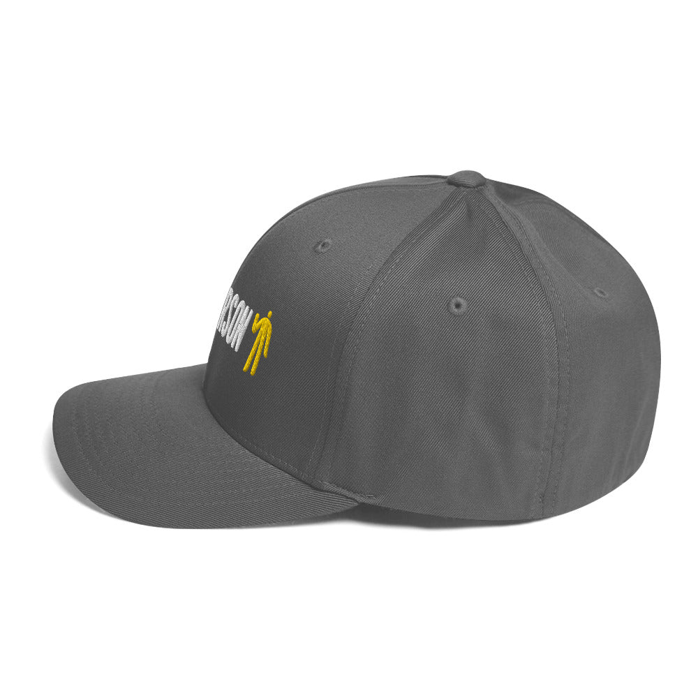 Structured Twill Cap - Yellow Logo