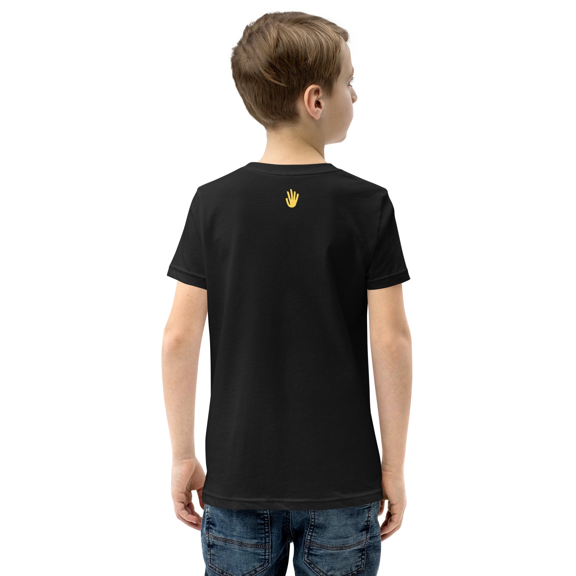 Youth Short Sleeve T-Shirt - Yellow Logo