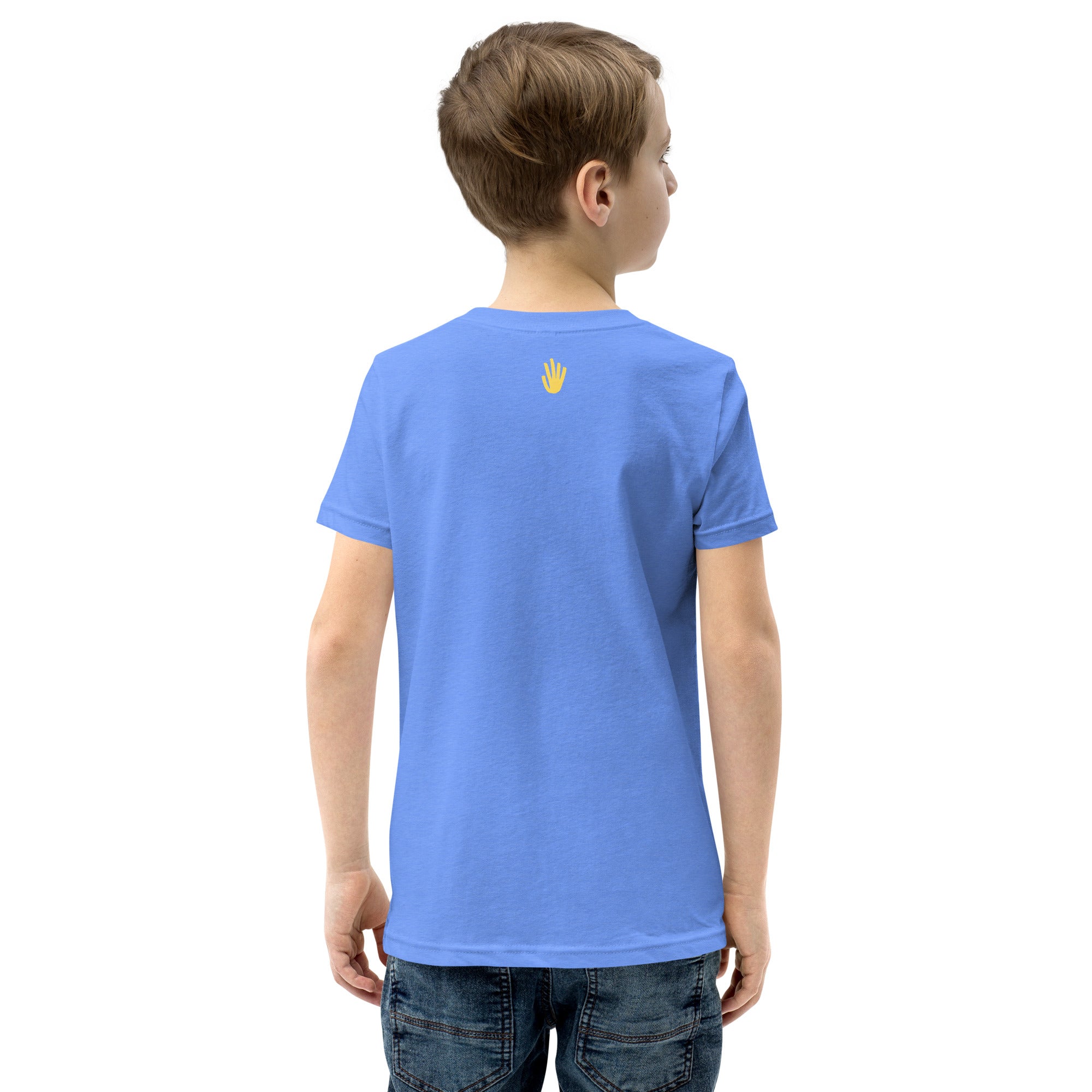 Youth Short Sleeve T-Shirt - Yellow Logo