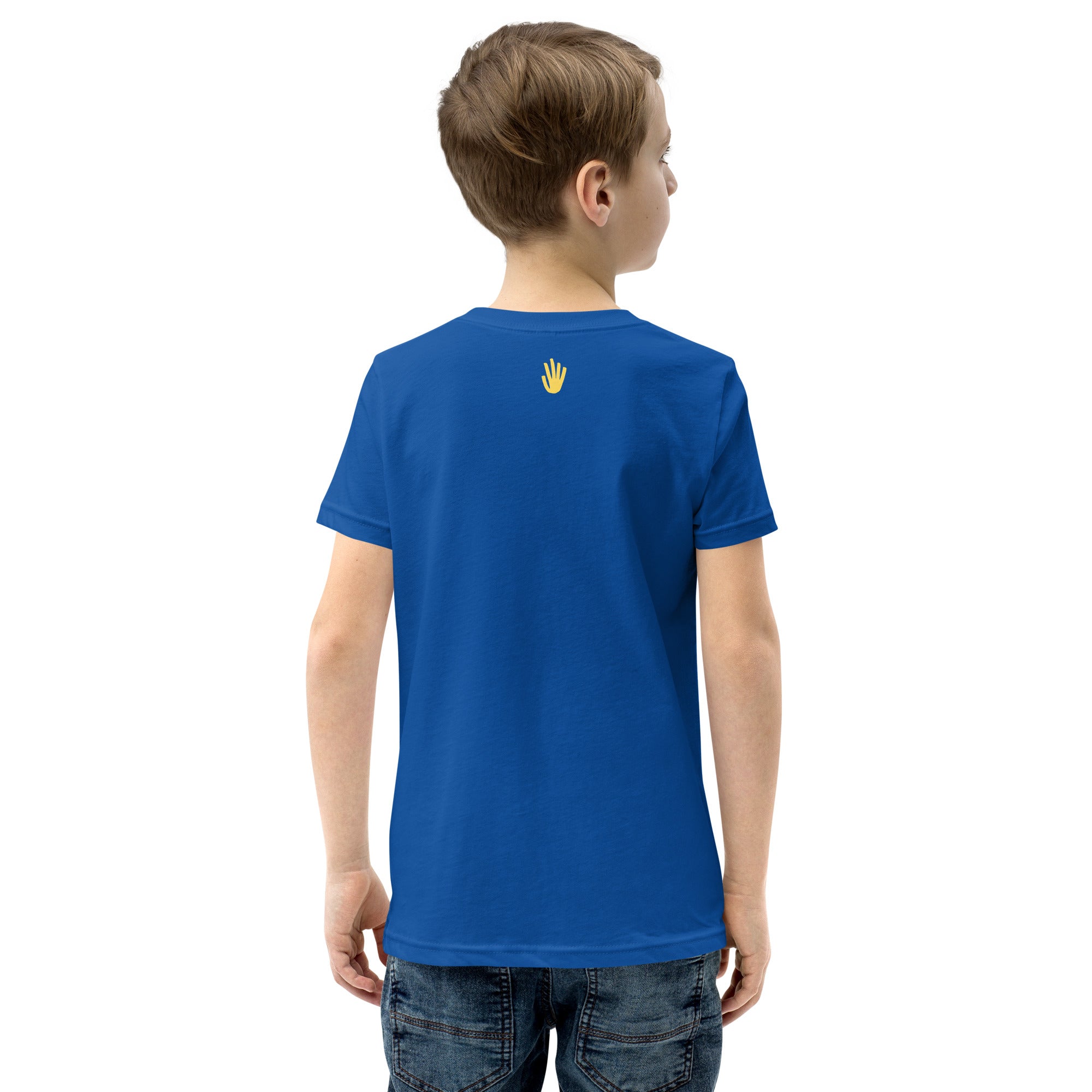 Youth Short Sleeve T-Shirt - Yellow Logo