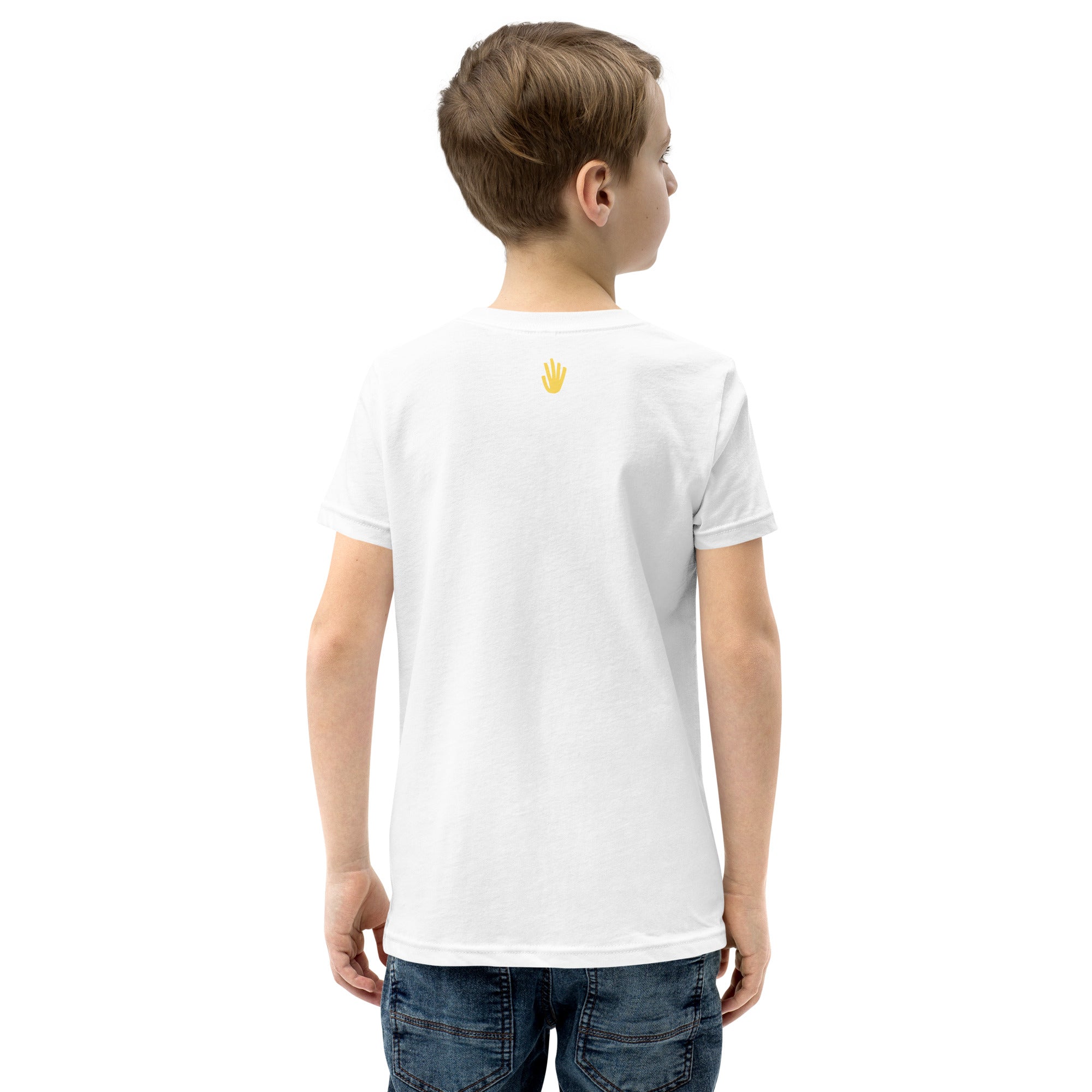 Youth Short Sleeve T-Shirt - Yellow Logo